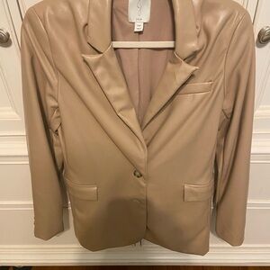 Joie Tan Blazer Structured Suit Jacket